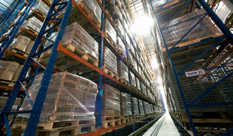 Frazier AS/RS System in a refrigerated warehouse.