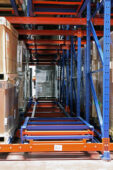 Glide-In® Push Back Racking - Frazier Industrial Company